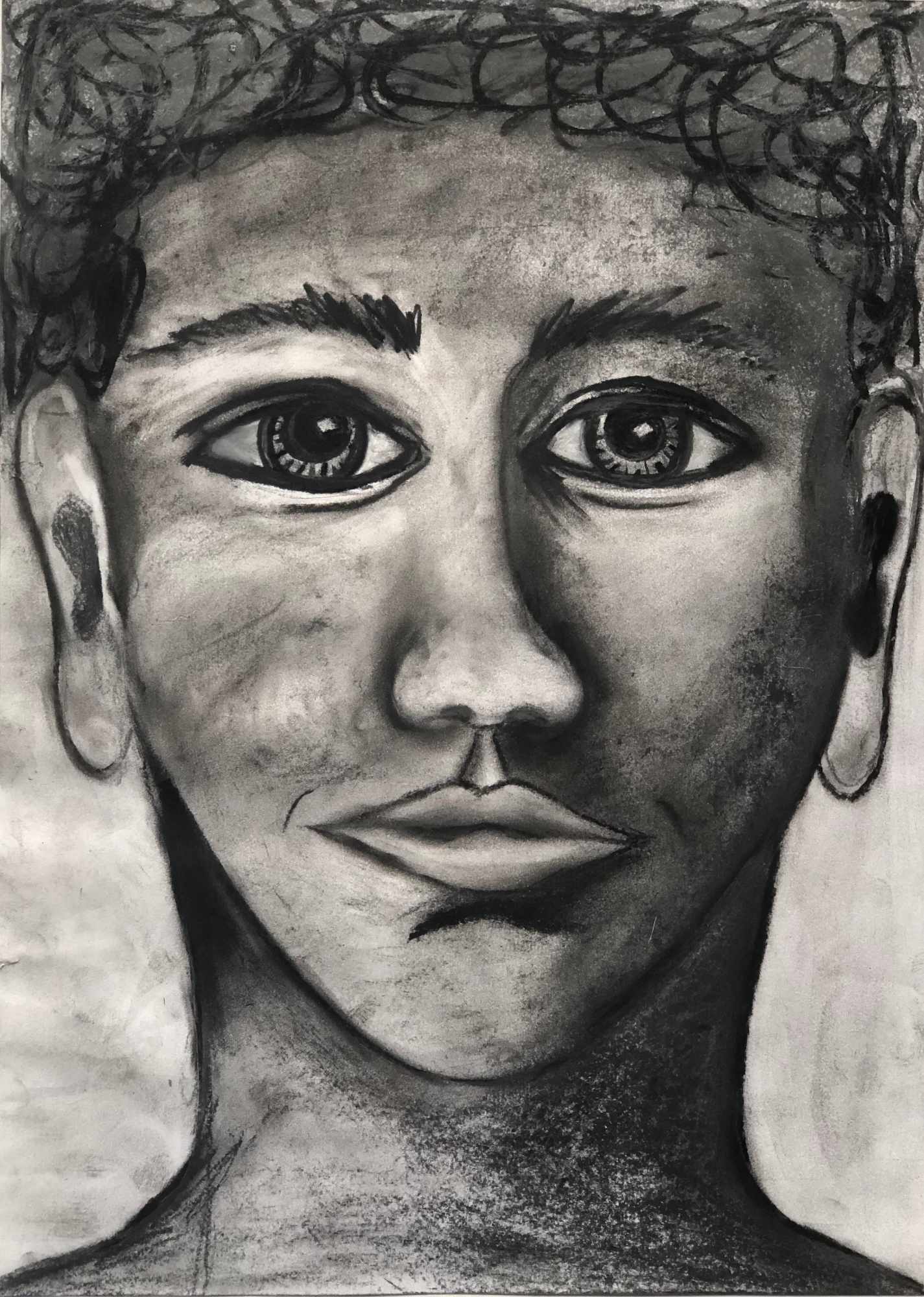 Adam 2014 - Graphite & Charcoal on Arches -  600 x 840mm