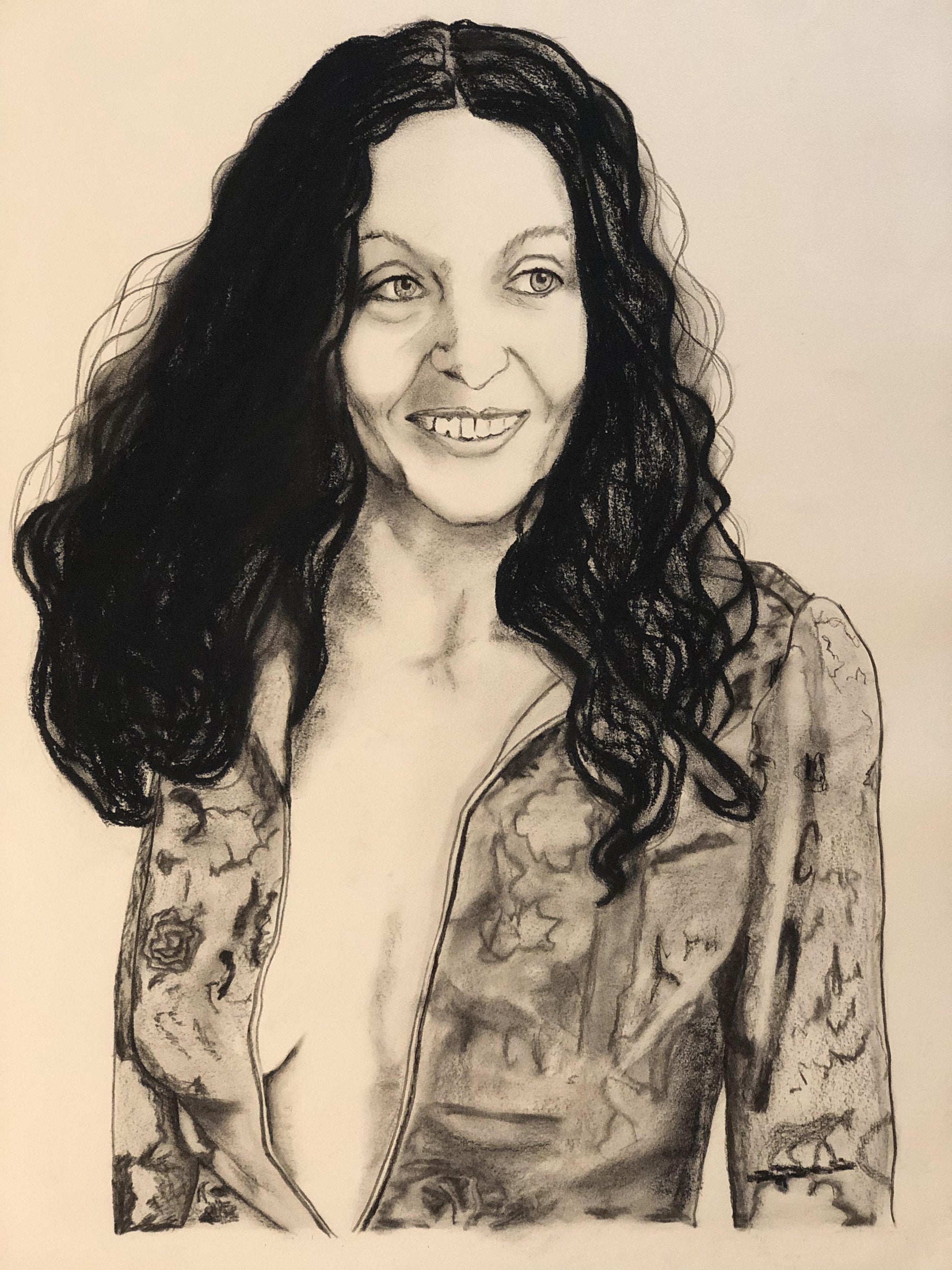 Fani 2020 - Graphite & Charcoal on Arches -  600 x 840mm - SOLD