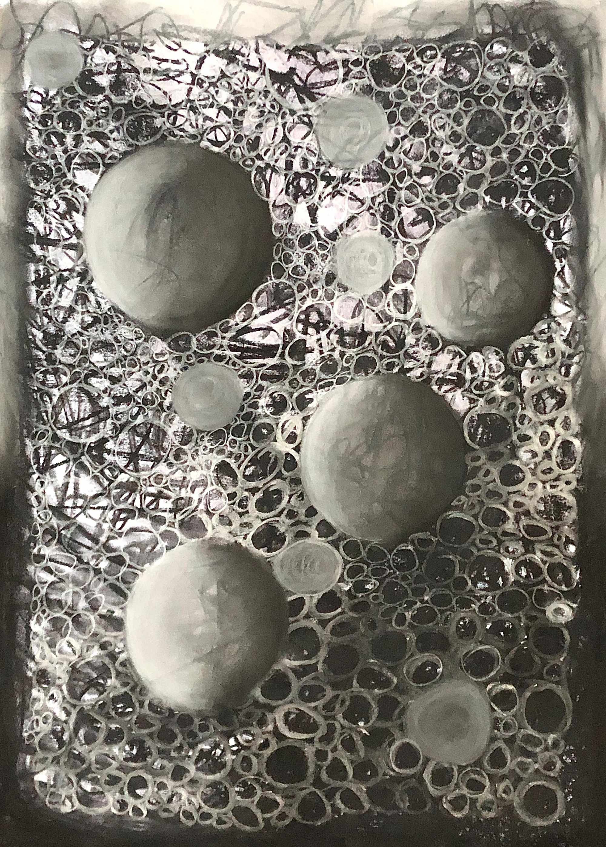Float 2018 - Charcoal on Arches - 300 x 450mm