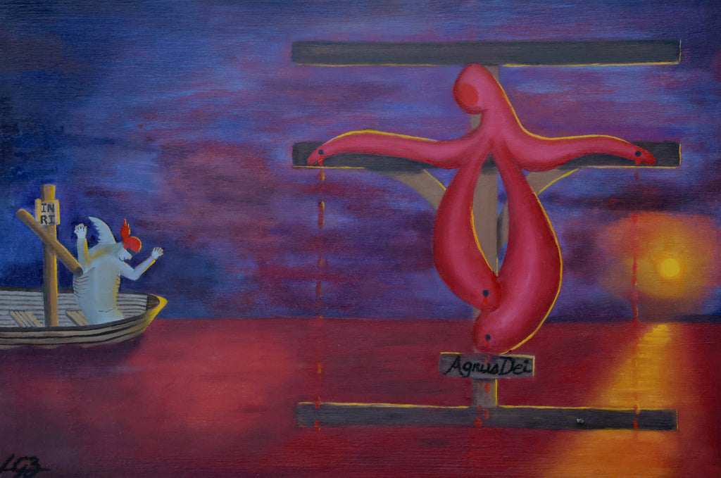
    Paintings | 2024 | Brush Strokes: Agnus Dei | The Art Space Urunga
  