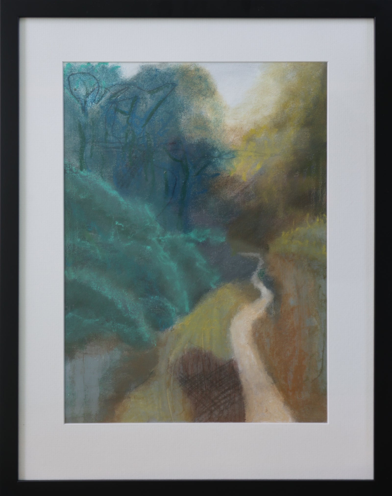 Gumbaynggirr Country - Oil & Oil Pastel on Linen - 410x520mm