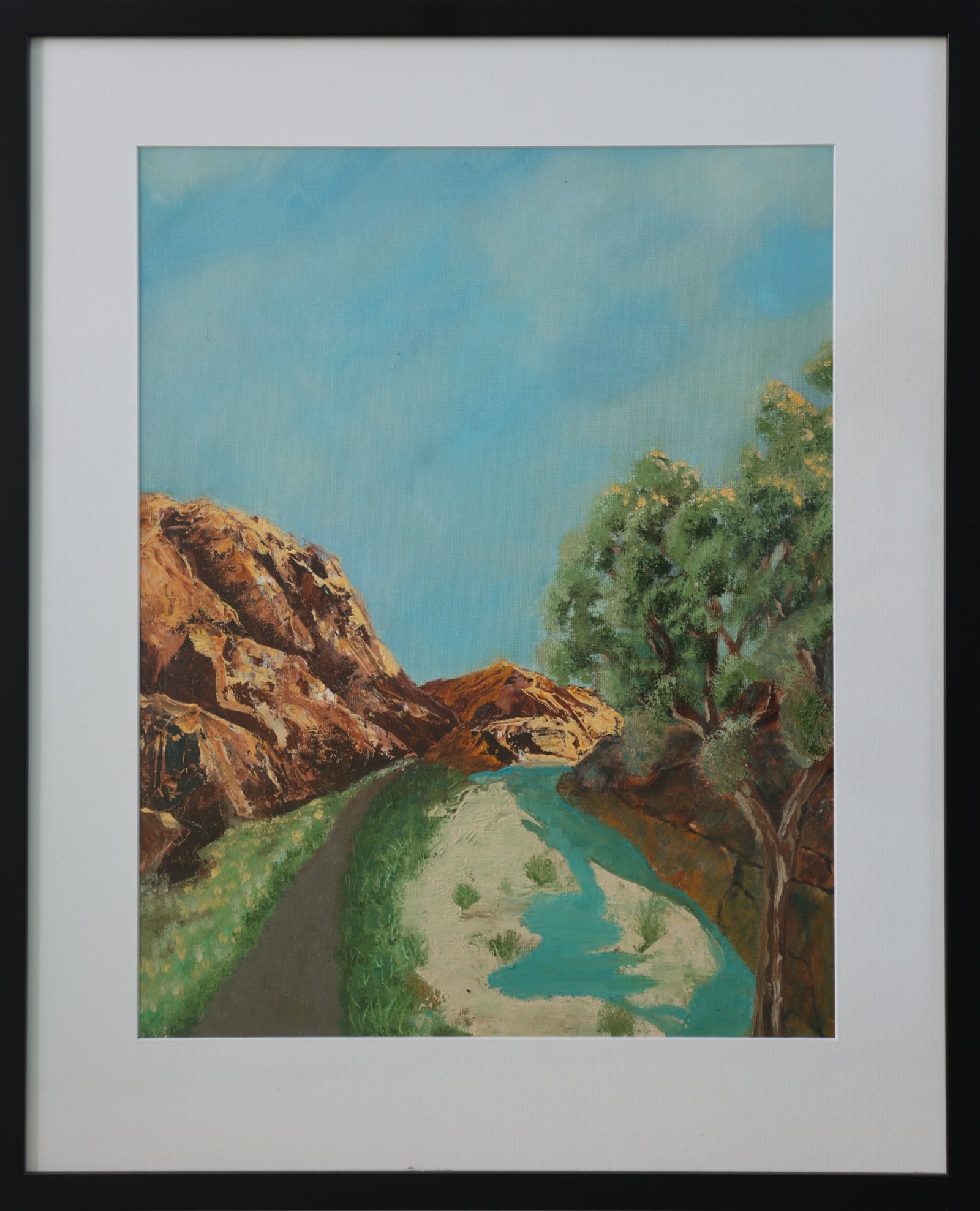 Simpson’s Gap - Oil on Canvas - 515x630mm
