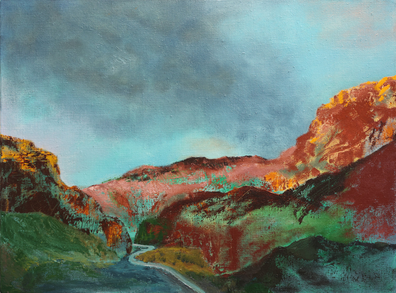 East MacDonnell Ranges - Oil on Linen - 615x460mm
