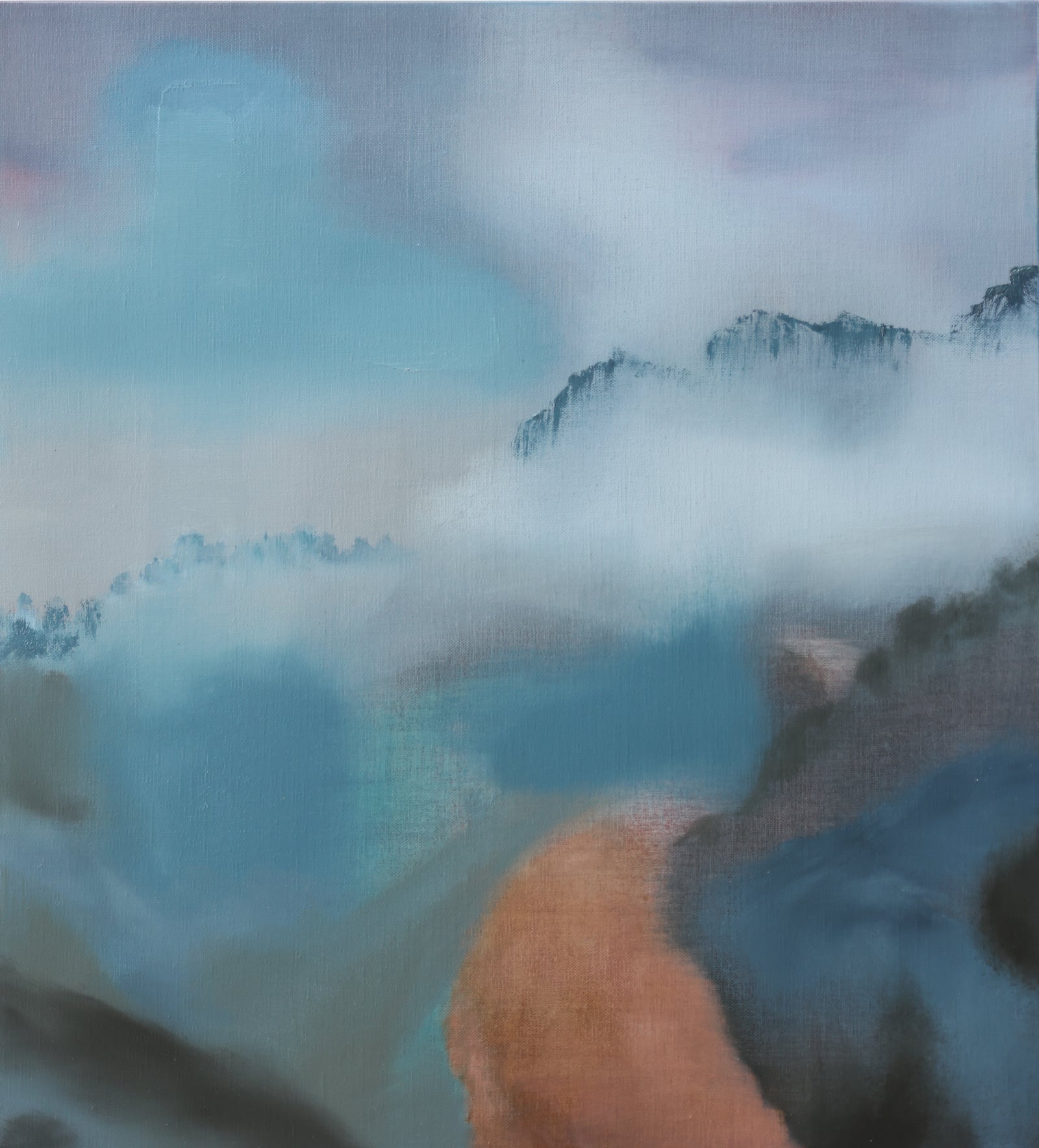 Dawn On The Ranges - Oil on Linen - 510x560mm