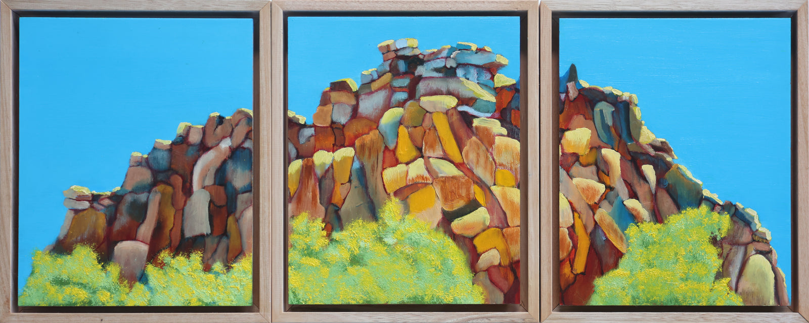 Corroboree Rock - Oil on Board - 720x290mm