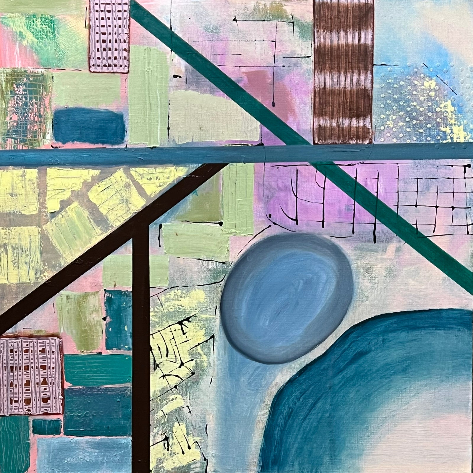 Terrain IX - Oil on Linen - 760 x 760mm