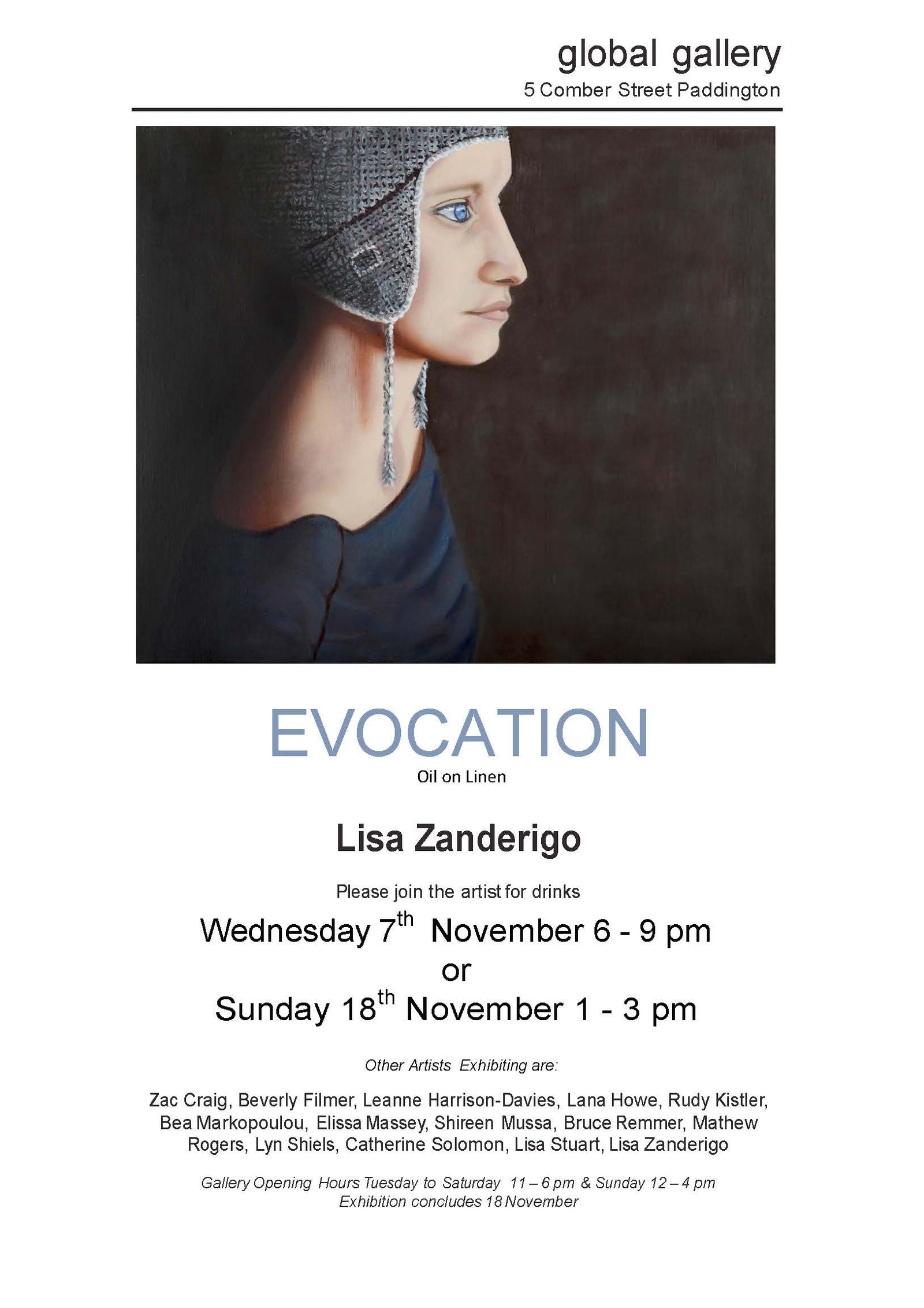 Evocation Exhibition Invitation & Poster