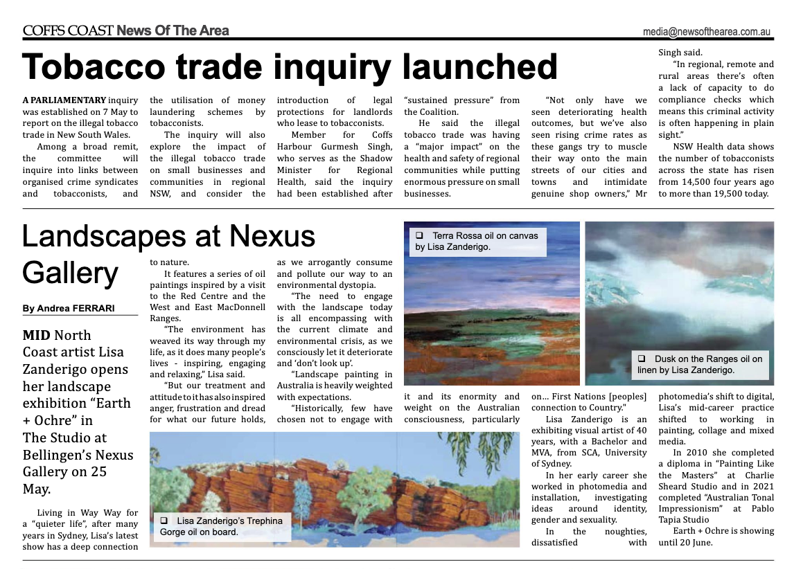 Coffs Coast NOTA Article 2025/05/16