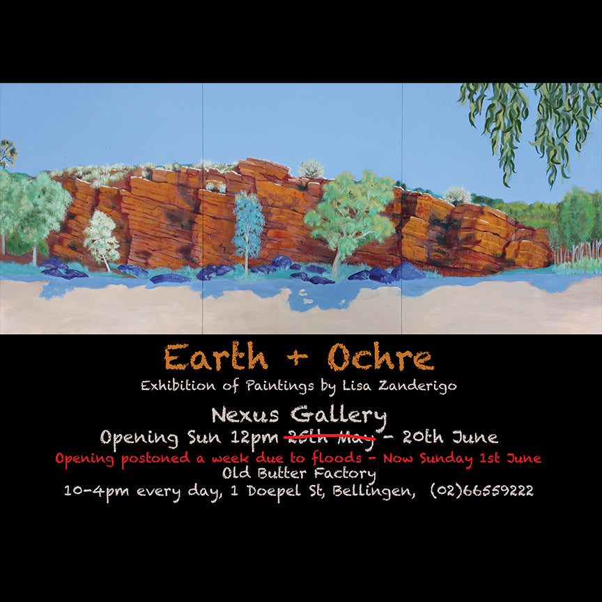 Earth + Ochre Exhibition Invite & Poster