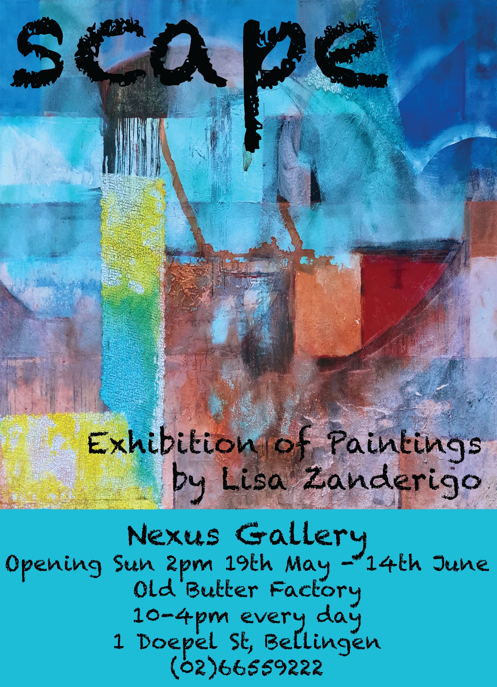 Scape Exhibition Invitation & Poster