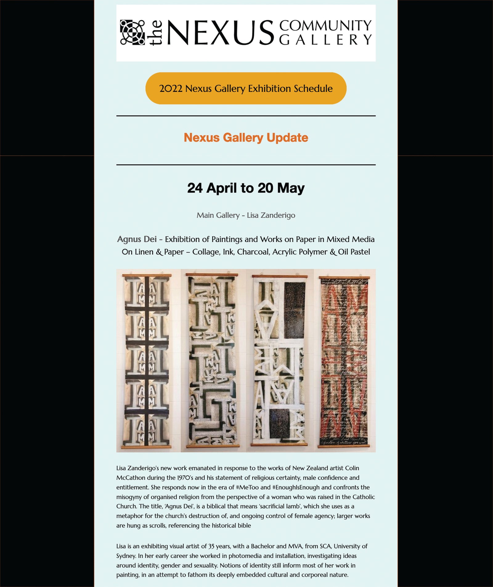 Agnus Dei Advertisement