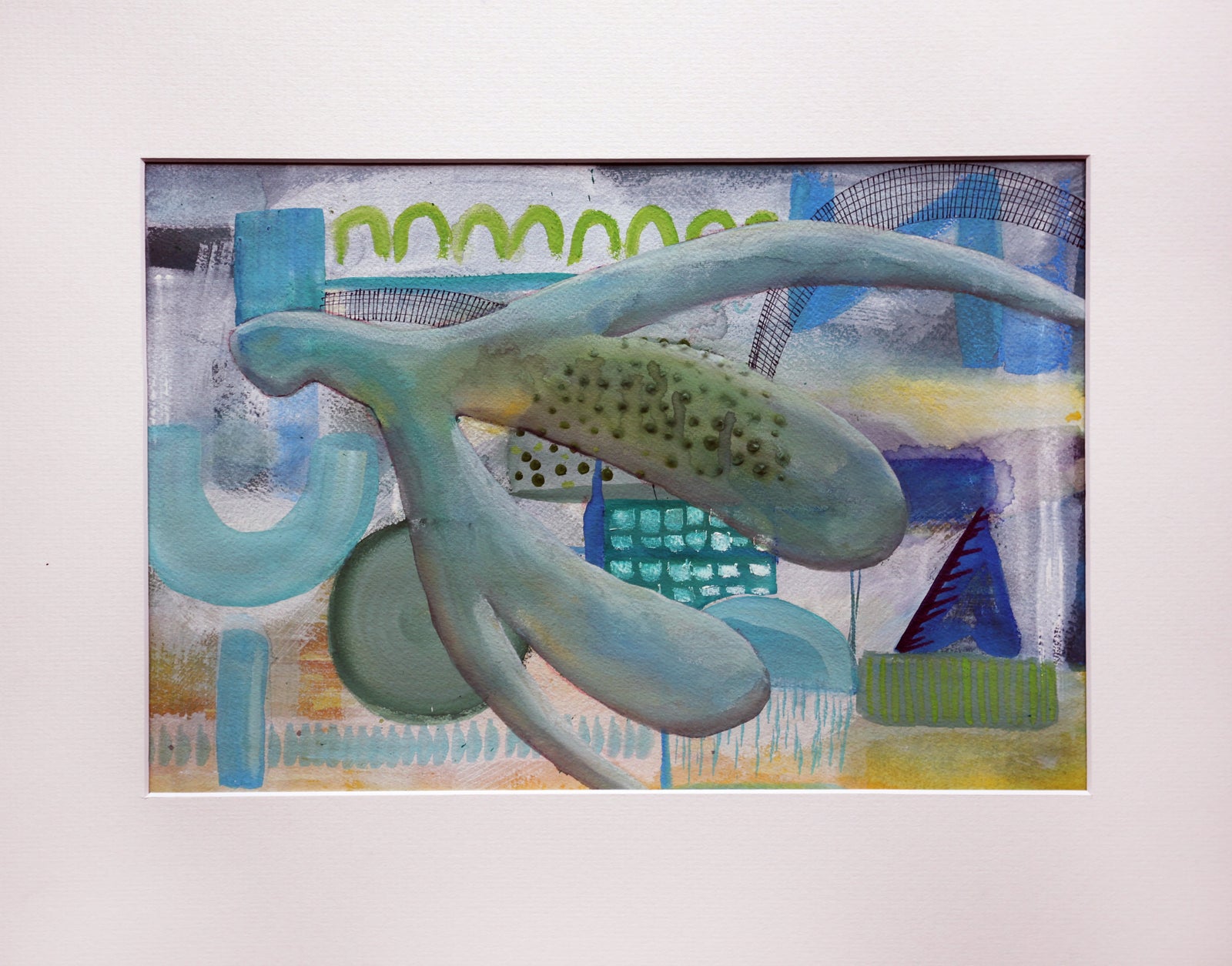 Agnus Dei VIII - Guache & Watercolour Pastel on Arches  - 440 x 320 mm