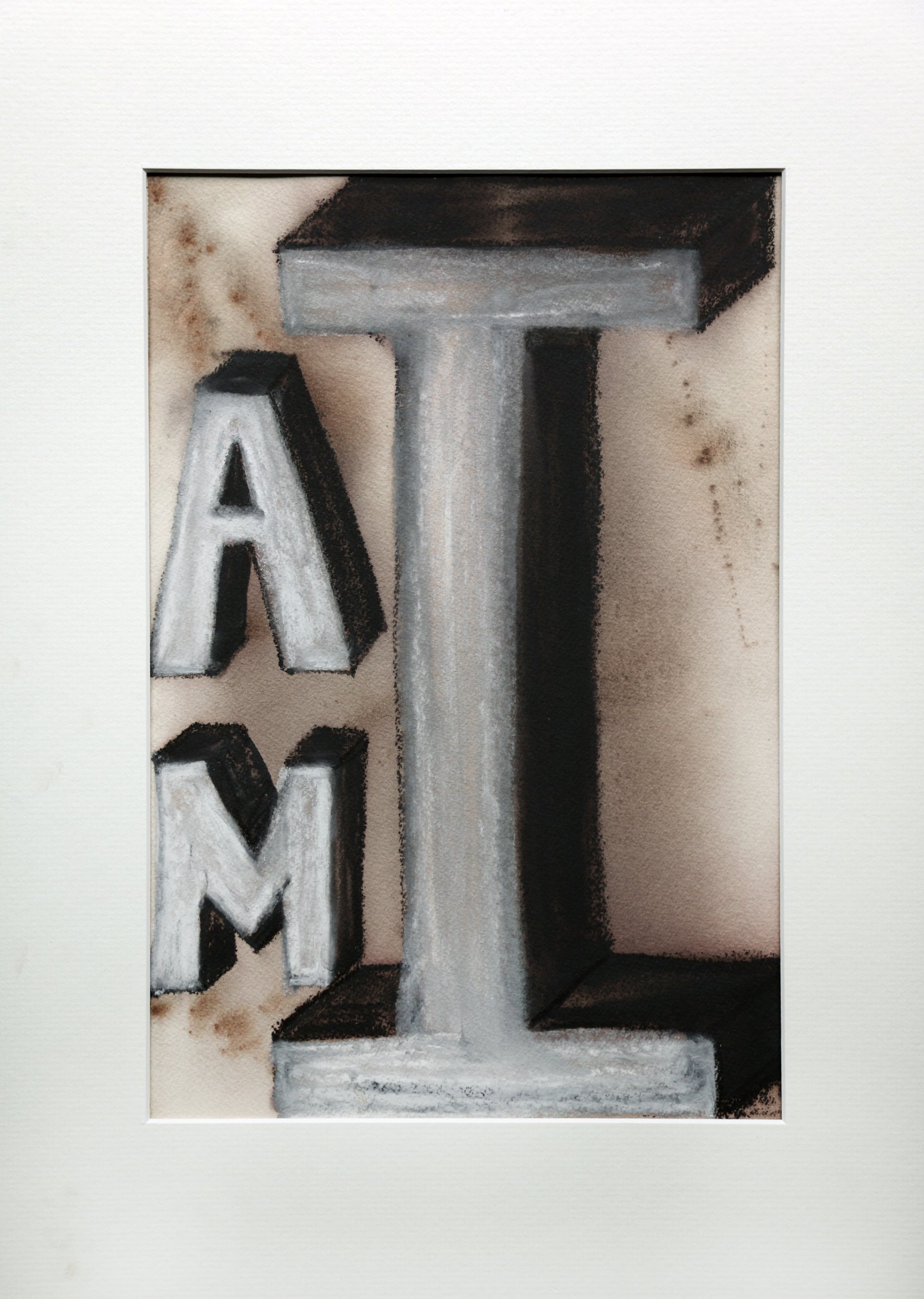 Am I? - Guache & Watercolour Pastel on Arches - 320 x 440 mm