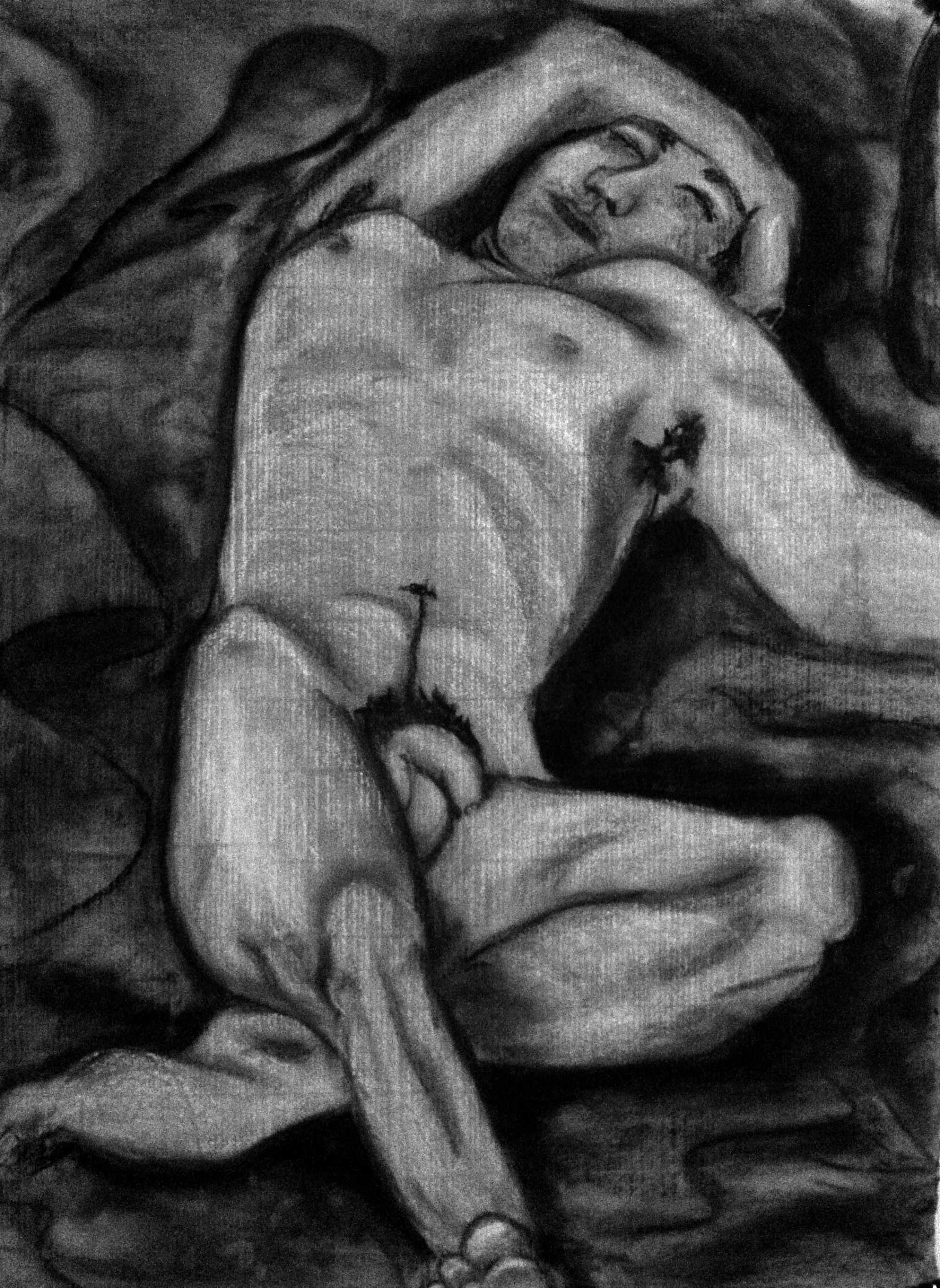 Bryn 2012 - Charcoal on Arches -  600 x 840mm