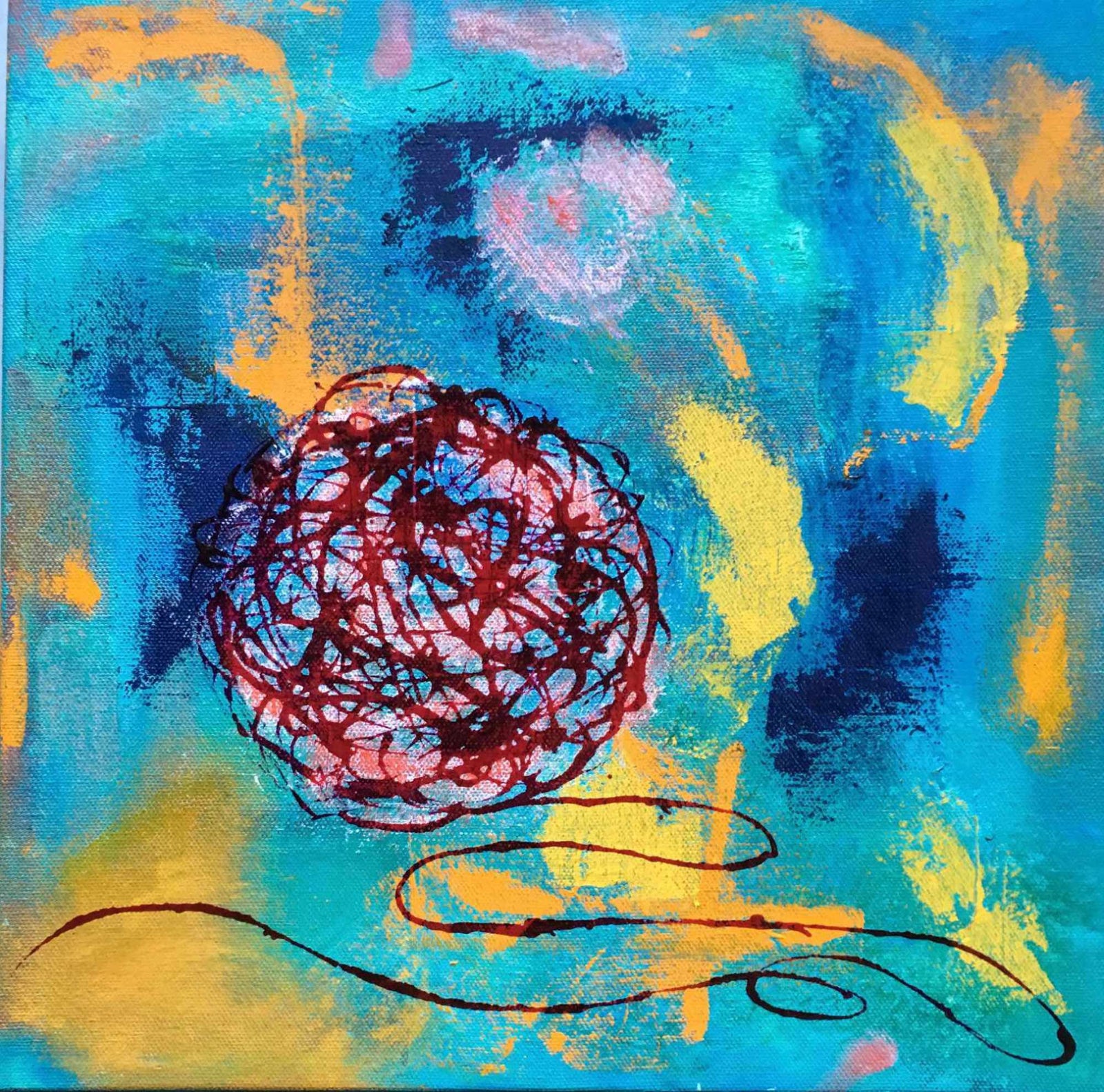 Chroma IX - Oil on Canvas -  305 x 305mm