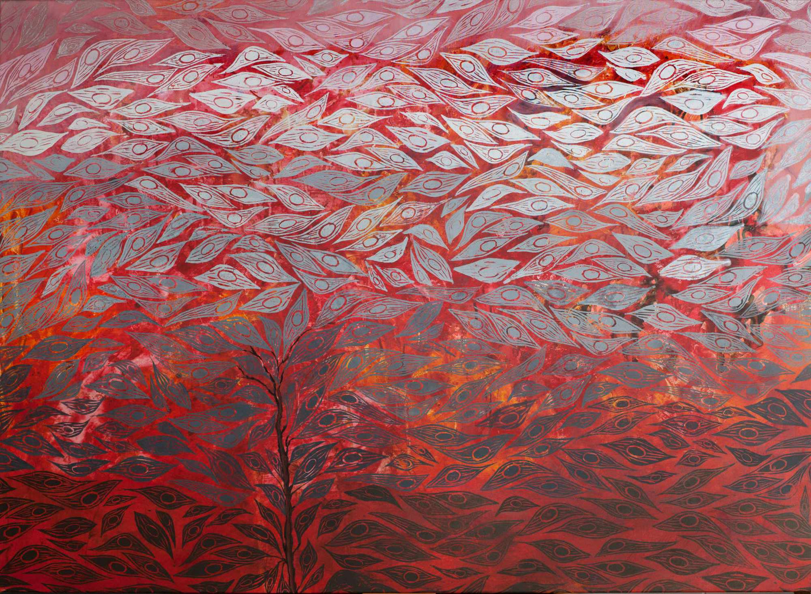 Corporeal II - Mixed Media on Linen - 1330 x 960mm