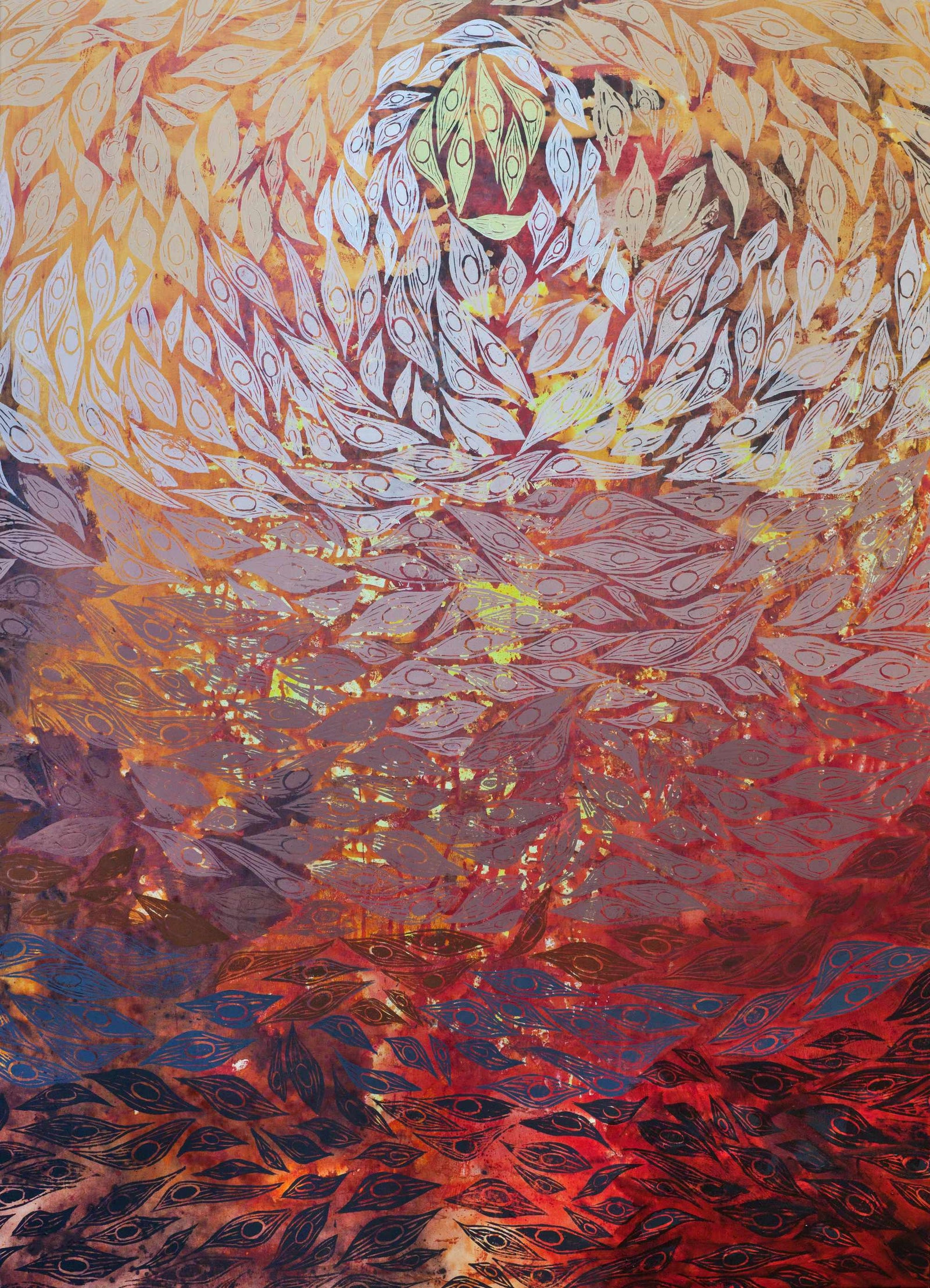 Corporeal IV - Mixed Media on Linen - 960 x 1330mm