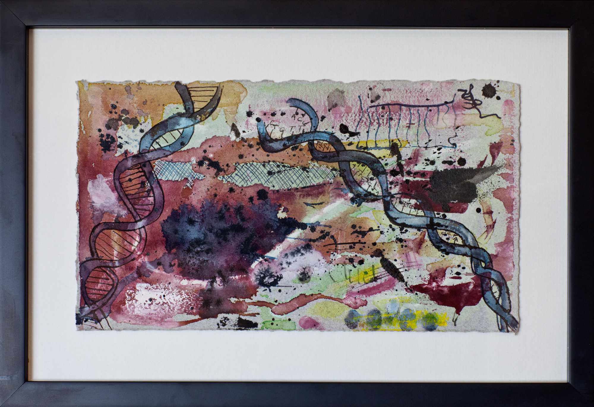 Corporeal Vlll - Mixed Media on Paper - 425 x 290mm