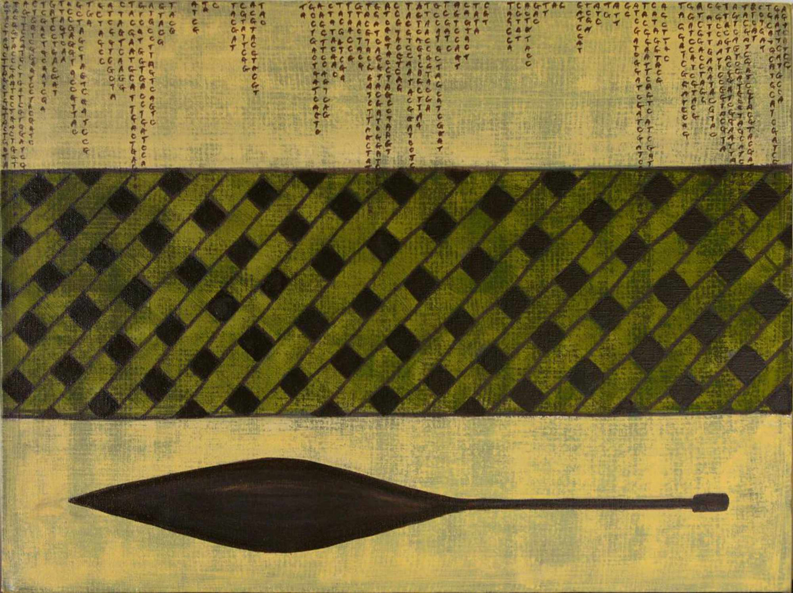 Cultural Divide I - Polymer on Linen - 615 x 460mm