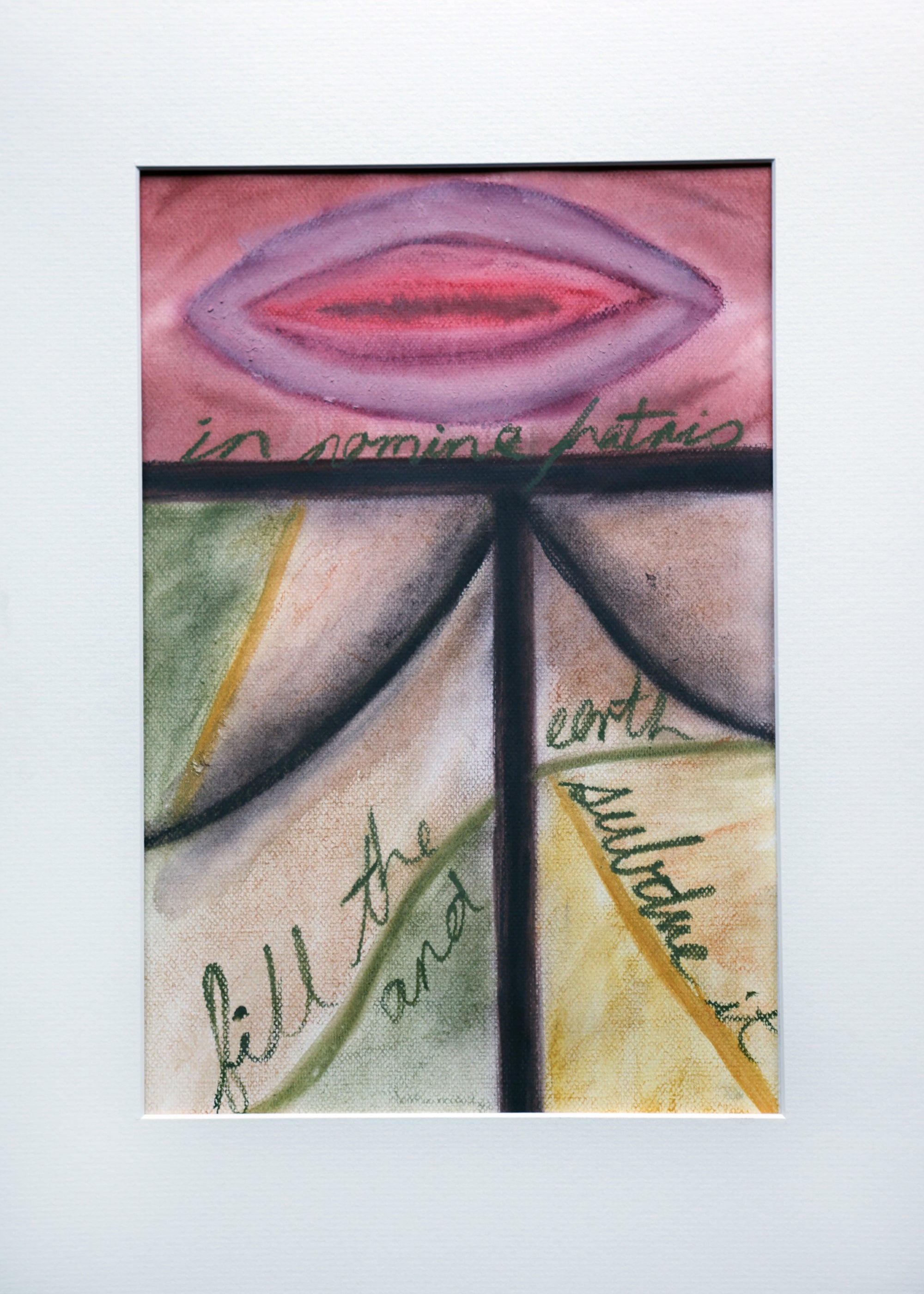 Fill The Land & Subdue It - Guache & Watercolour Pastel on Arches  - 320 x 440 mm