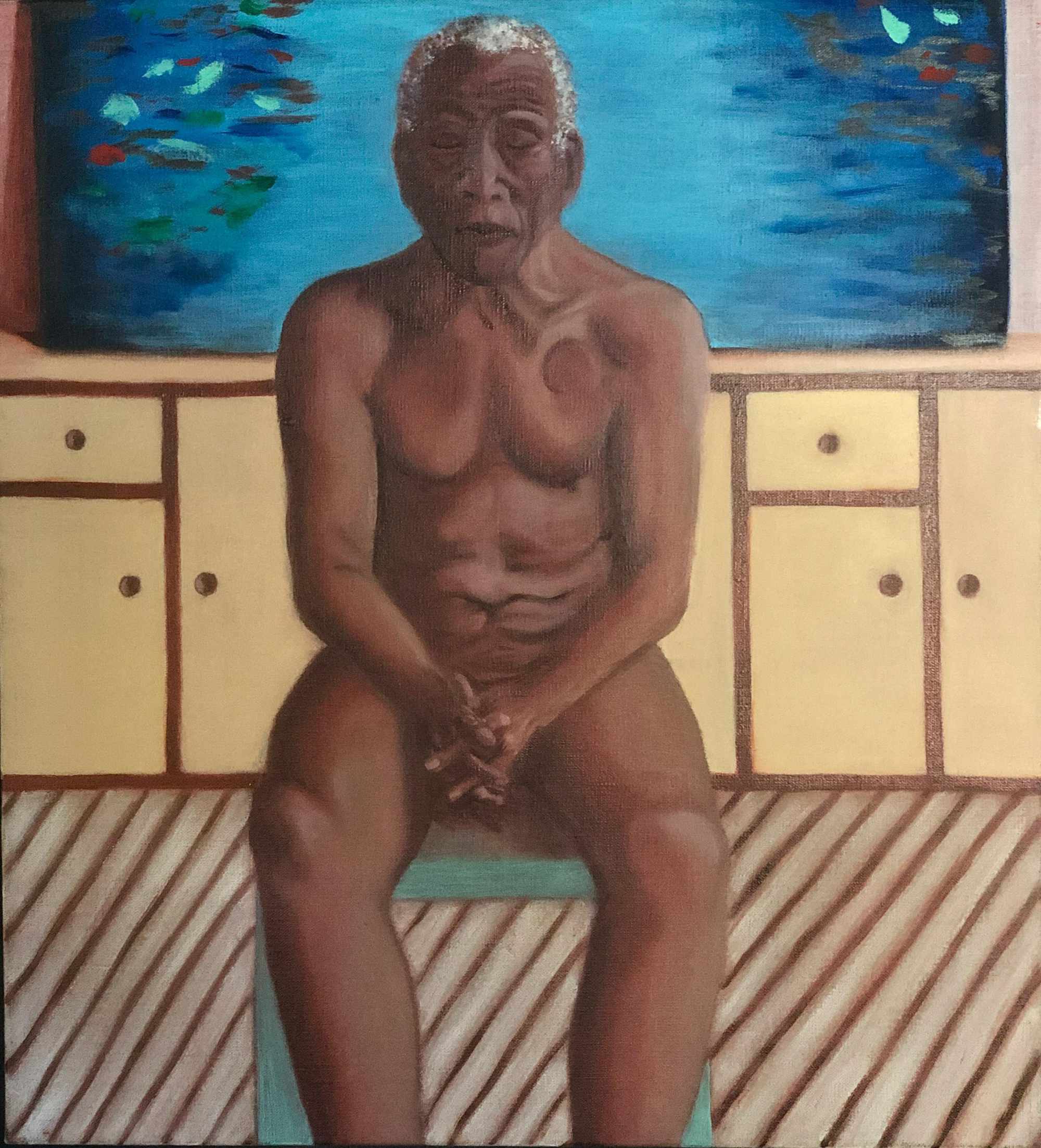 Harold Seated - Oil on Linen - 510 x 560mm
