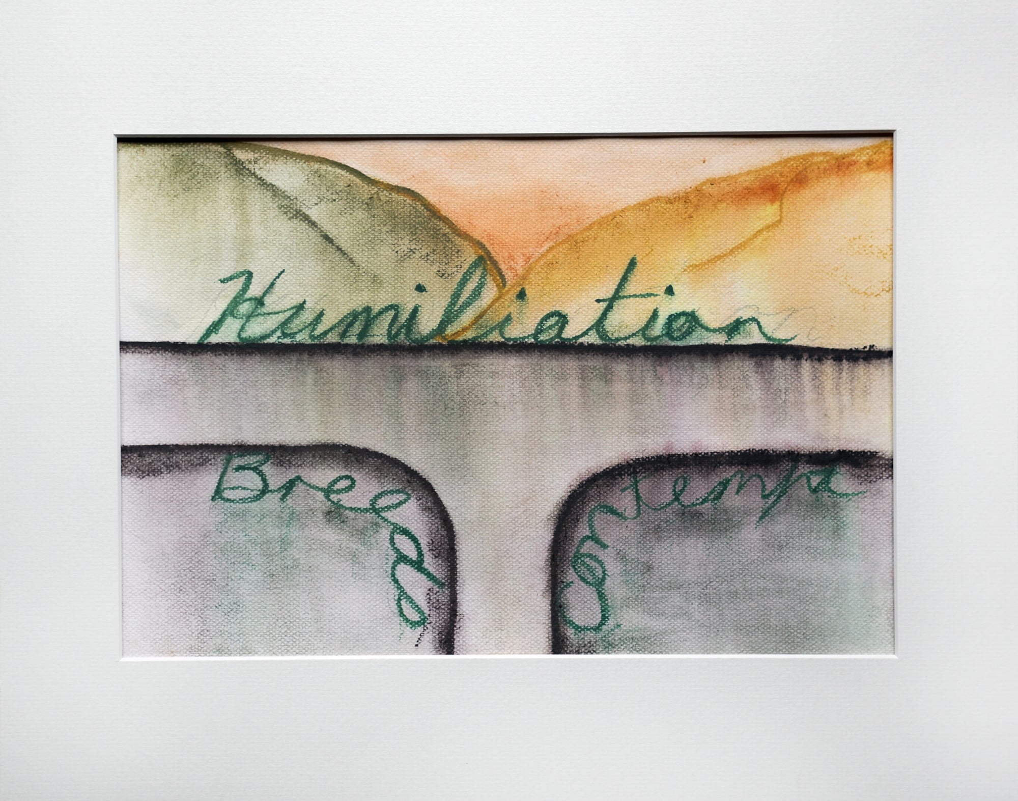 Humiliation Breeds Contempt - Guache & Watercolour Pastel on Arches  - 440 x 320 mm