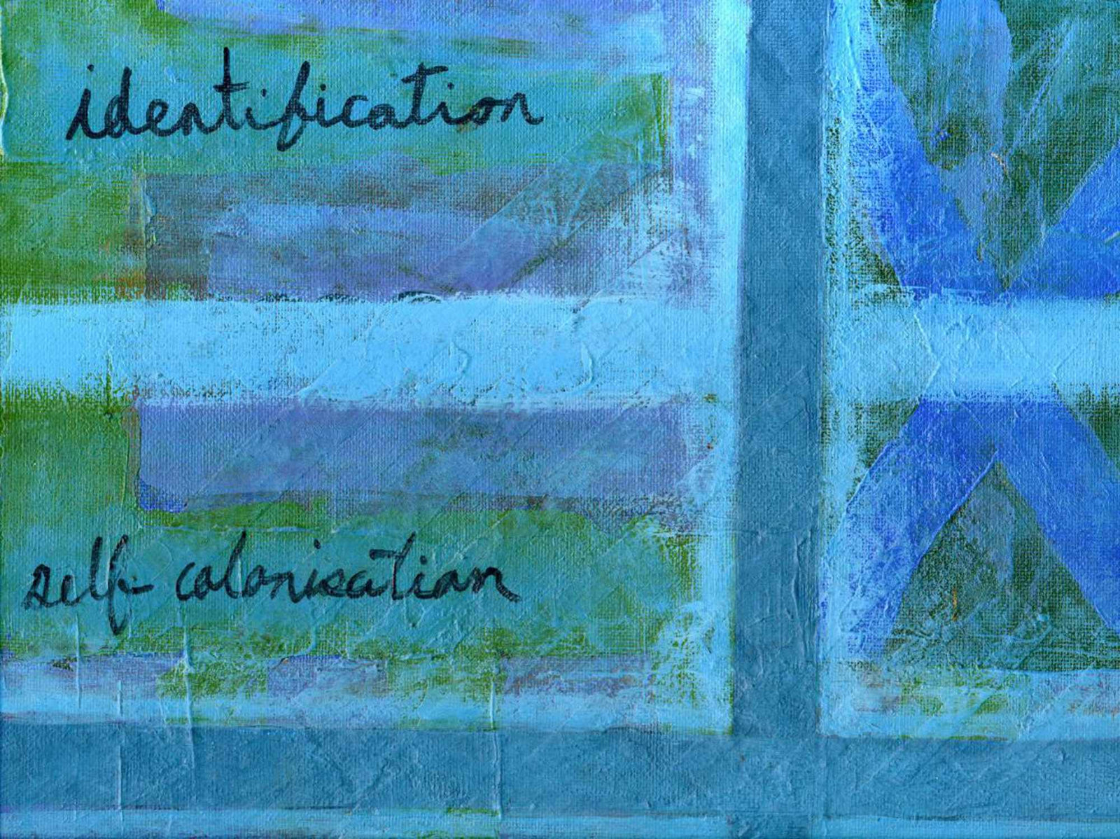 Identification - Polymer on Canvas - 300 x 240mm