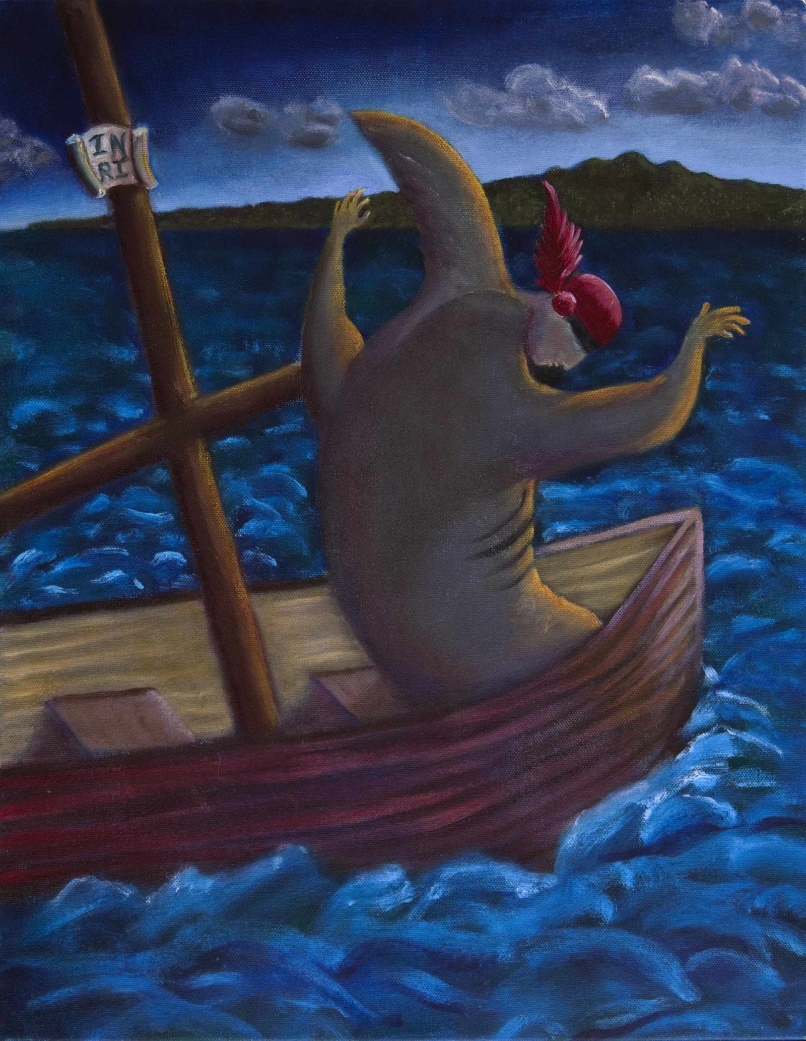 In the Name of the Father - Oil on Canvas - 380 x 480mm