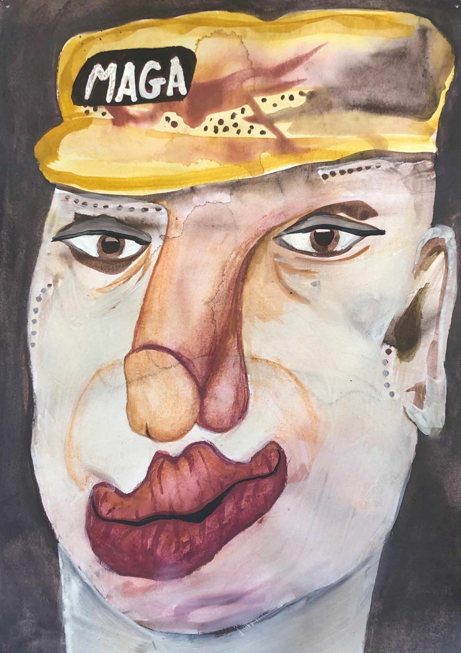 MAGA - Polymer & Mixed Media on Arches - 300 x 420mm