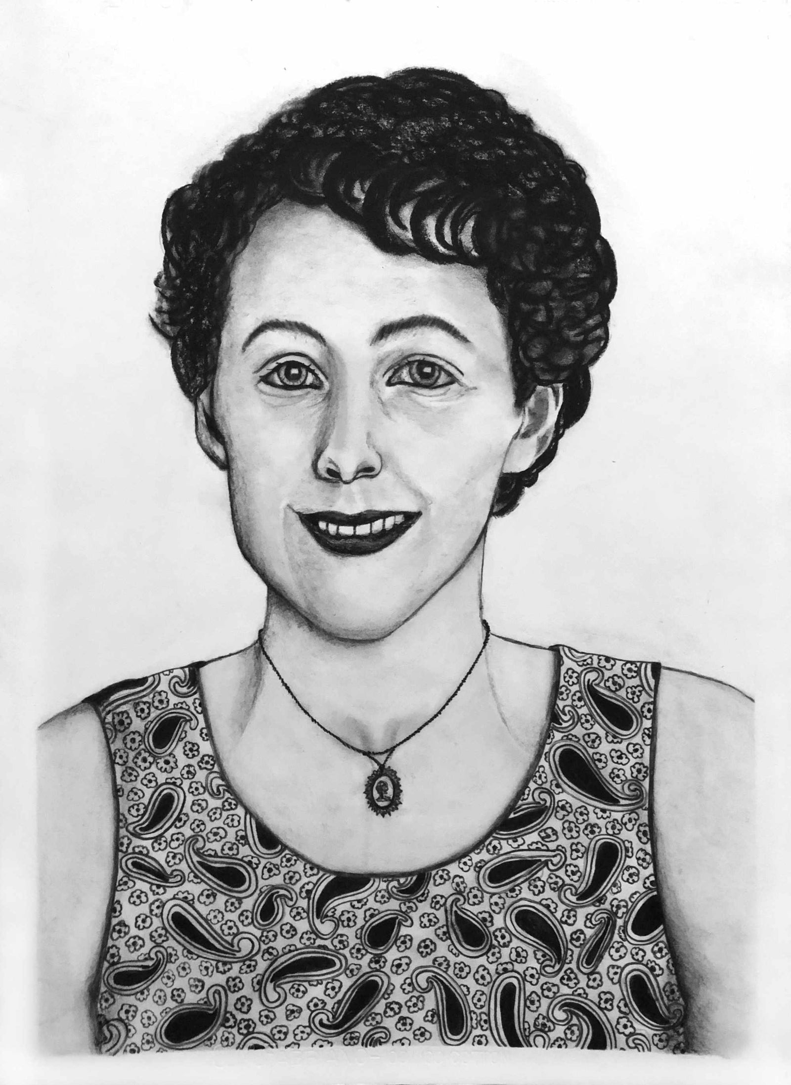 Margaret - Graphite & Charcoal on Arches -  600 x 840mm - SOLD