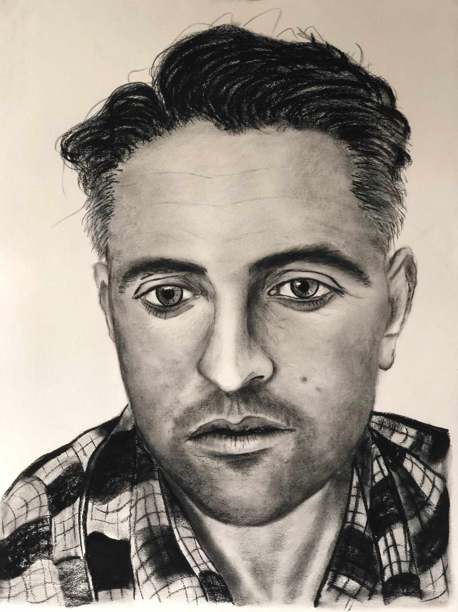 Mauro - Graphite & Charcoal on Arches -  600 x 840mm - SOLD