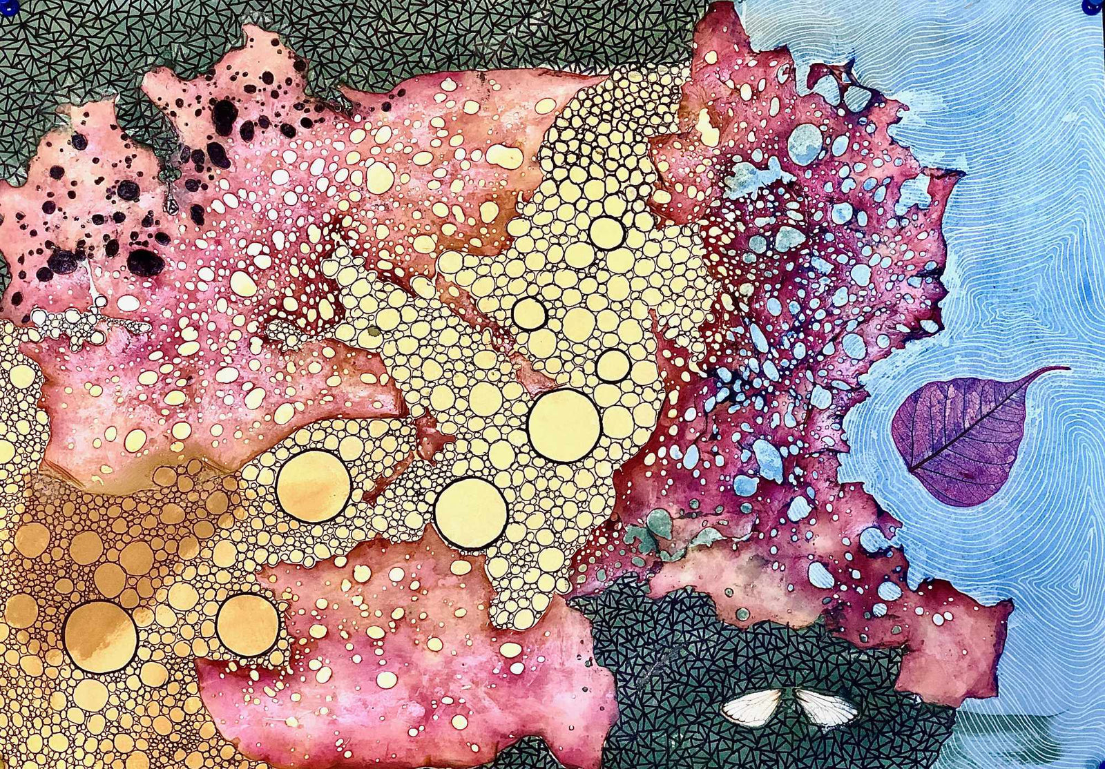 Oxygen 2018 - Mixed Media on Canson - 600 x 420mm