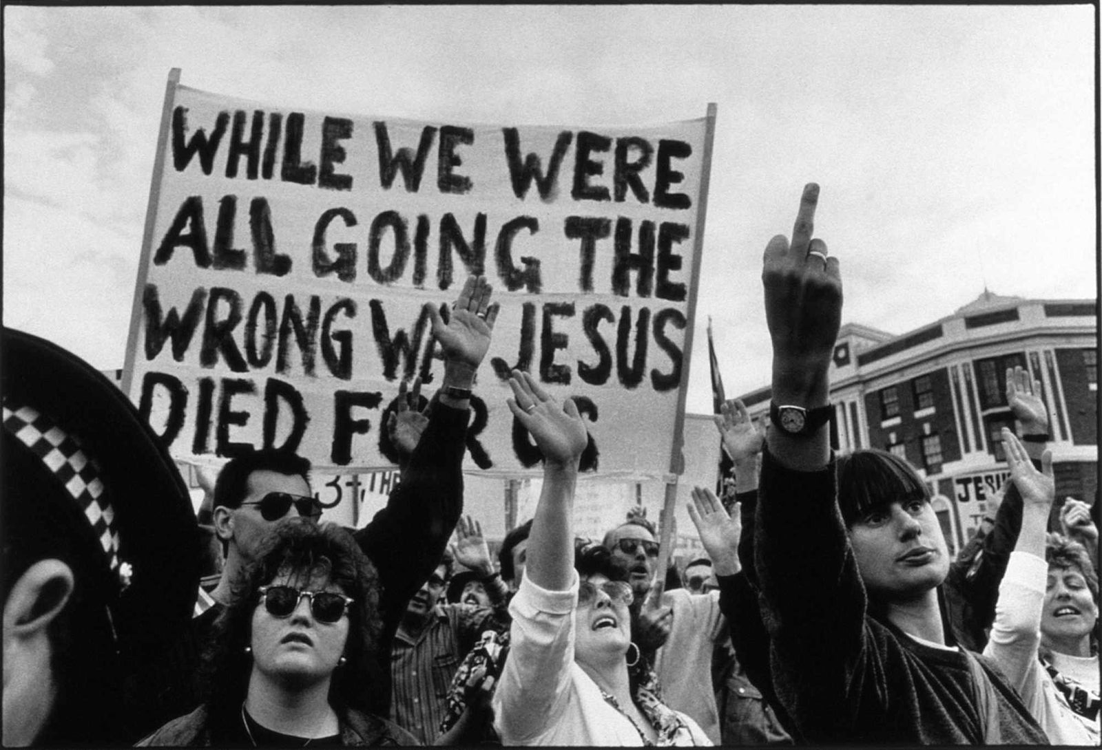 Praise Be the Finger - Siver Gelatin FB Print - 510 x 410mm