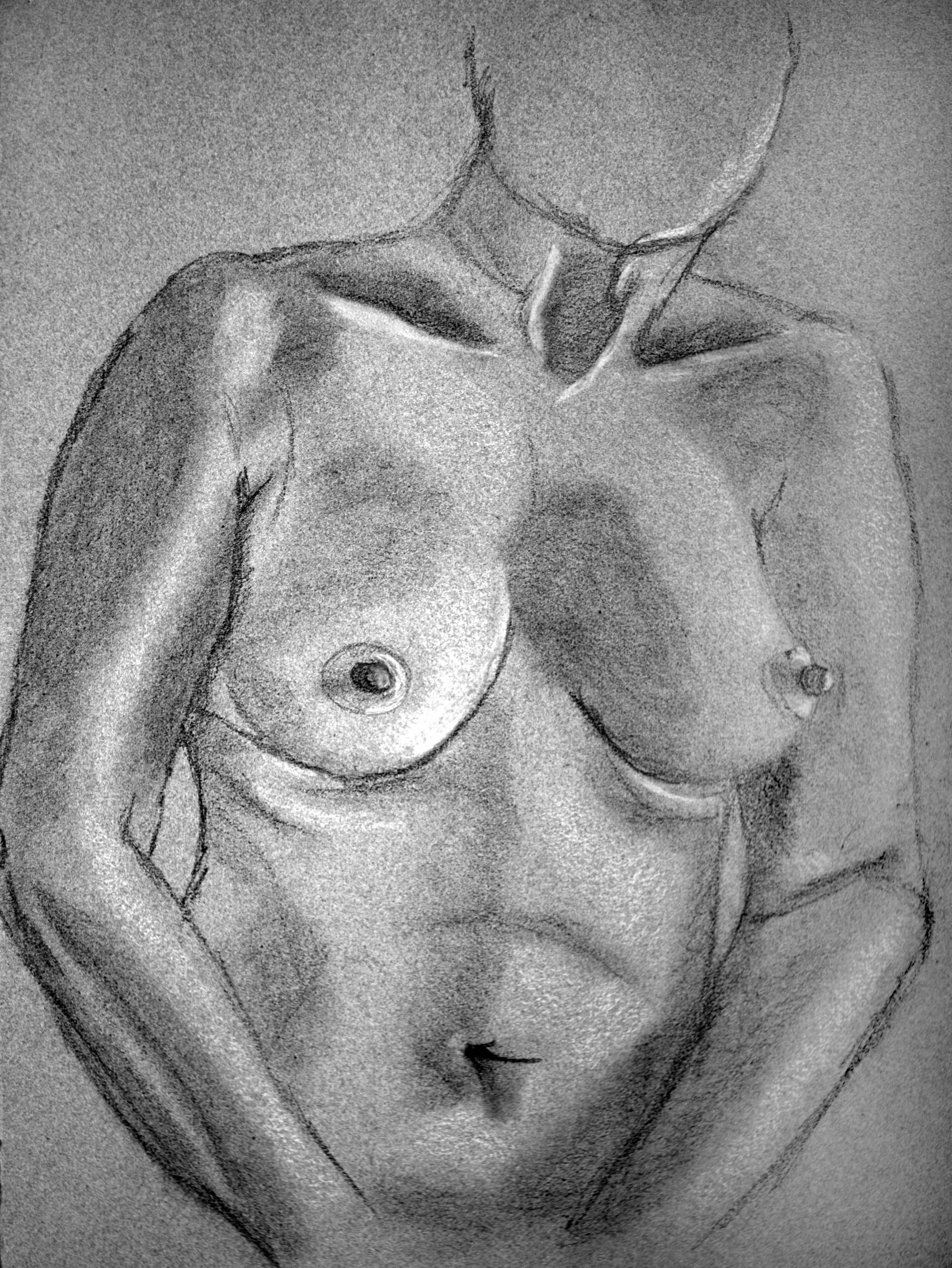 Self Portrait 2011 - Charcoal on Arches -  600 x 840mm