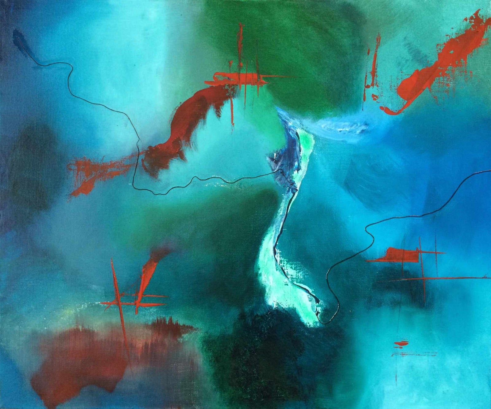 Terrain II - Oil on Linen -  510 x 610mm - SOLD