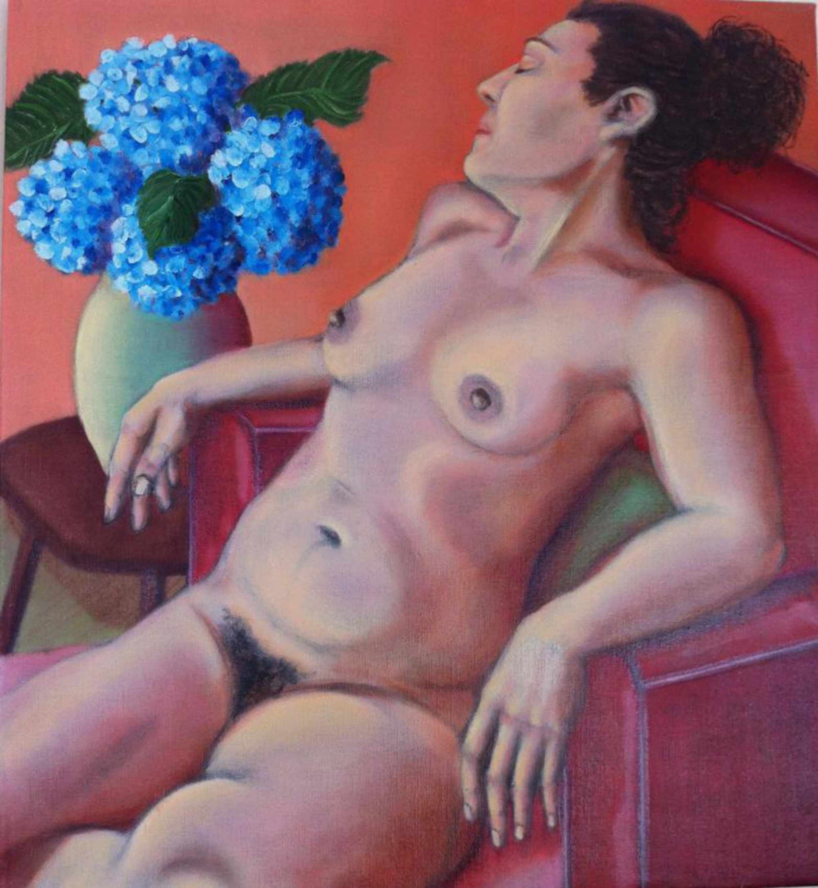 Valerie Dreaming - Oil on Linen - 510 x 560mm